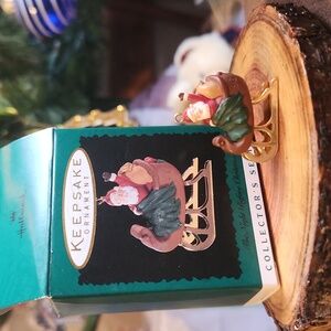 1996 Hallmark Keepsake mini Santa ornament
